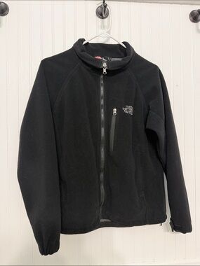Vintage North Face GORE-TEX Windstopper Fleece Jacket Mens S Black EUC